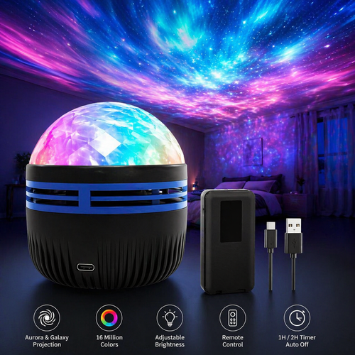 Aurora Night Sky LED Projector